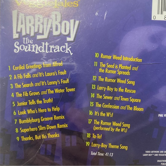 Veggie Tales Larry Boy The Soundtrack Big Idea
VeggieTales CD Sealed NEW - Picture 3 of 7